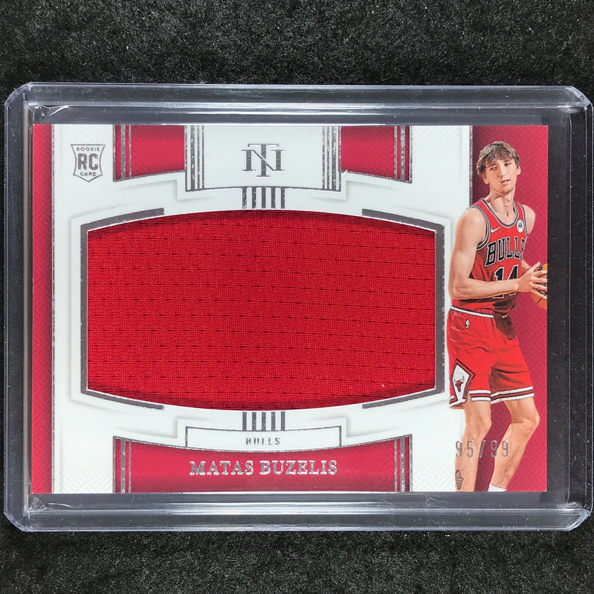 2024-25 National Treasures MATAS BUZELIS Rookie Jumbo Materials Jersey 95/99