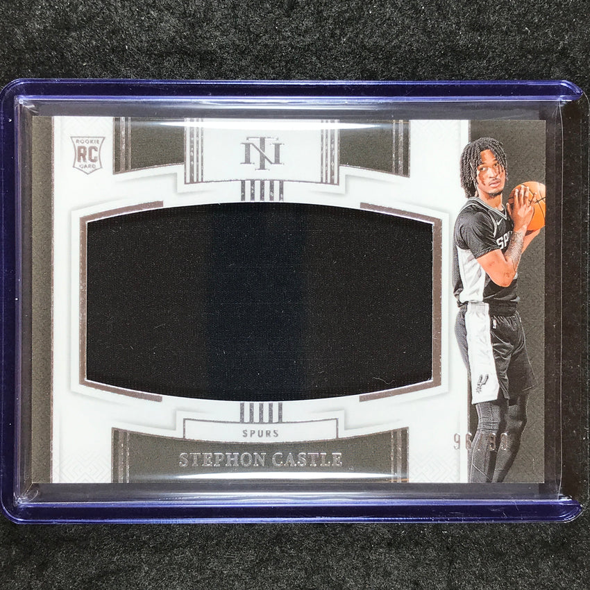 2024-25 National Treasures STEPHON CASTLE Rookie Jumbo Materials Jersey 96/99