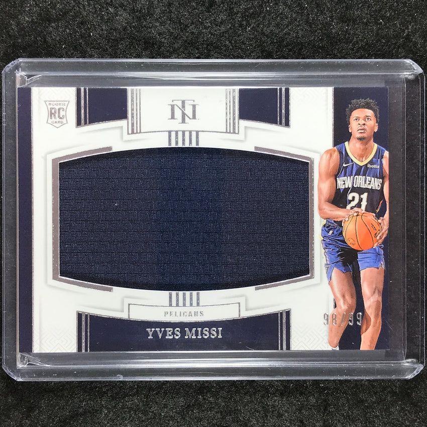2024-25 National Treasures YVES MISSI Rookie Jumbo Materials Jersey Relic 98/99