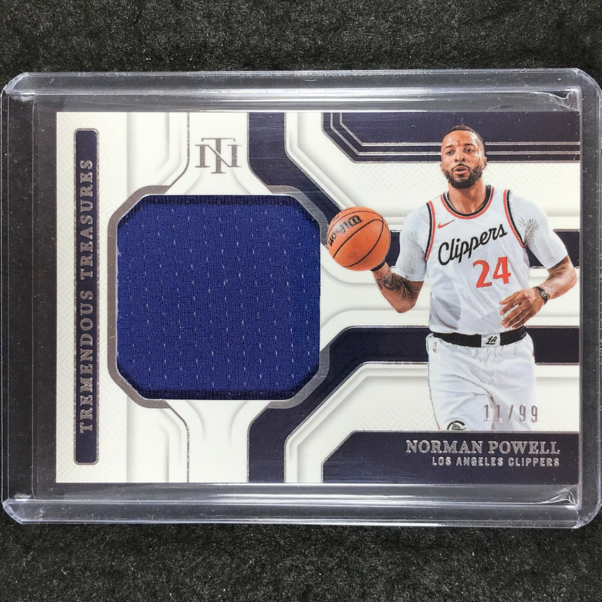 2024-25 National Treasures NORMAN POWELL Tremendous Treasures Jersey Relic 11/99