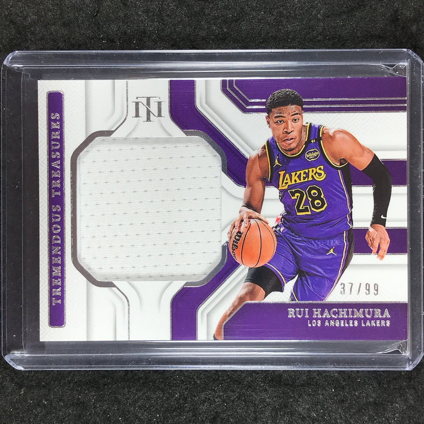 2024-25 National Treasures RUI HACHIMURA Tremendous Treasures Jersey Relic 37/99