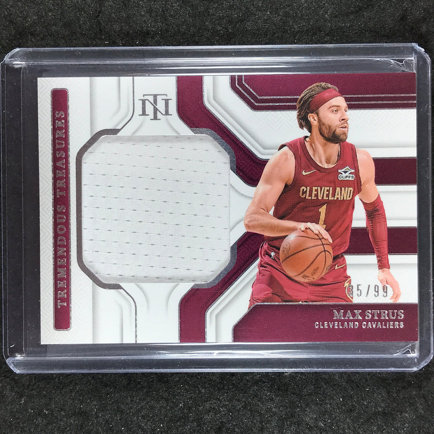 2024-25 National Treasures MAX STRUS Tremendous Treasures Jersey Relic 35/99