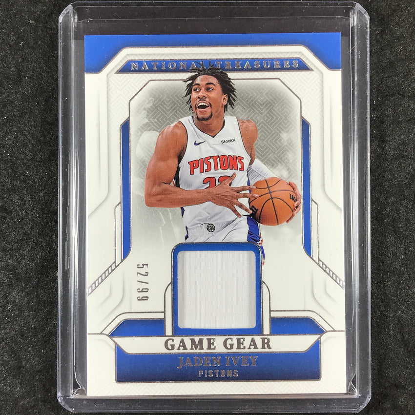 2024-25 National Treasures JADEN IVEY Game Gear Jersey Relic 52/99
