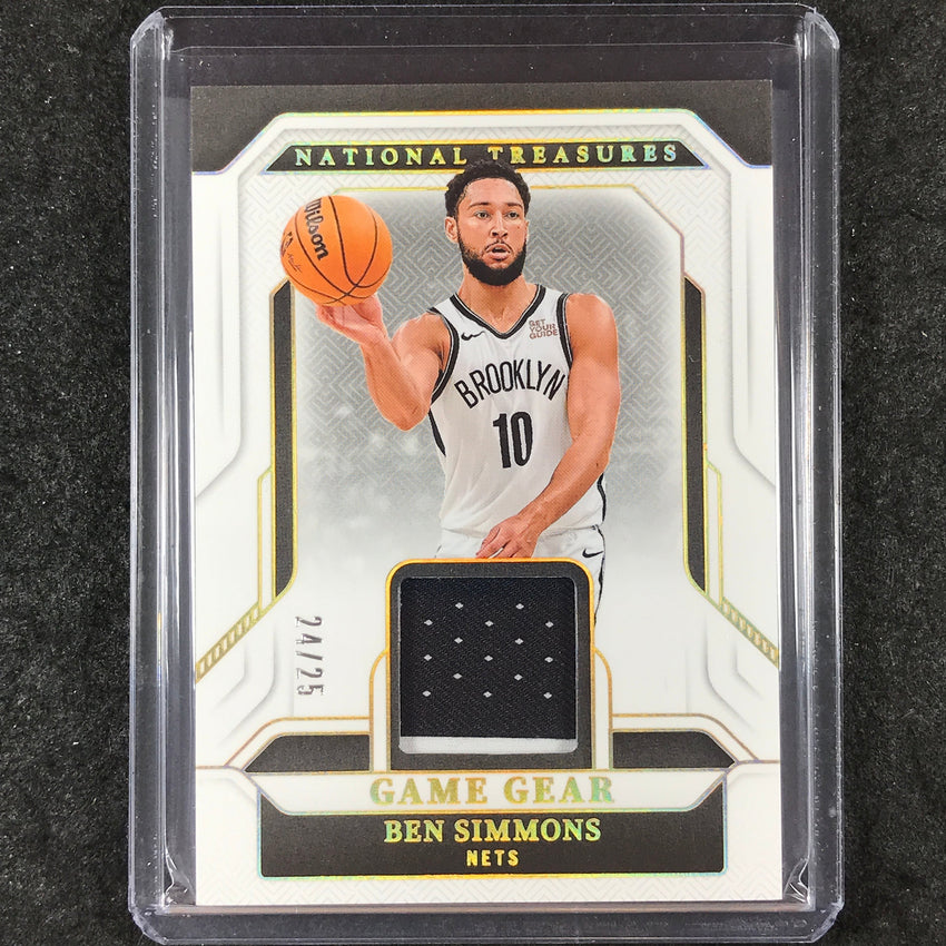 2024-25 National Treasures BEN SIMMONS Game Gear Patch Relic Prime 24/25