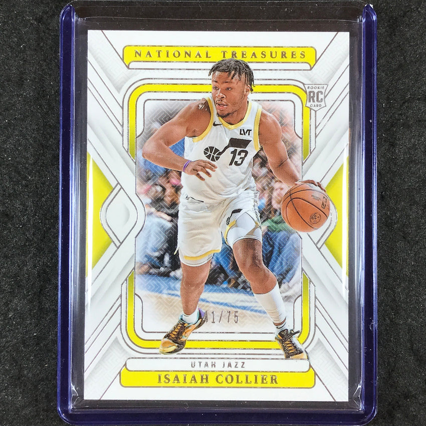 2024-25 National Treasures ISAIAH COLLIER Rookie Base 41/75