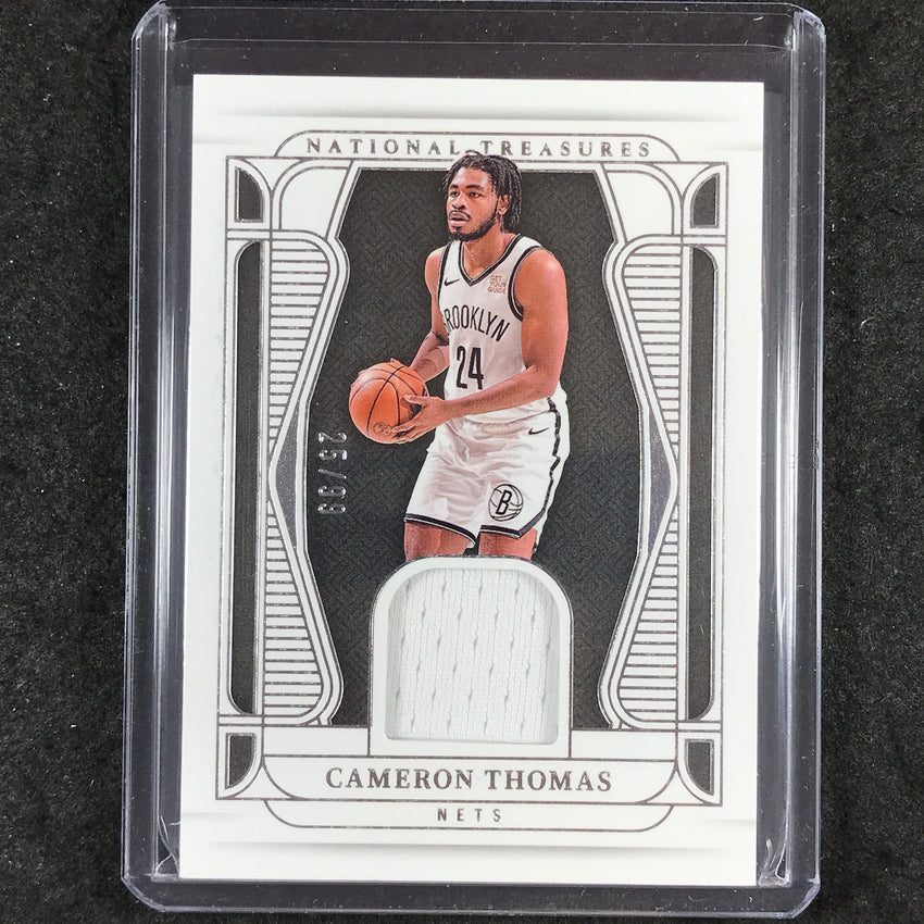 2024-25 National Treasures CAMERON THOMAS Material Treasures Jersey Relic 25/99