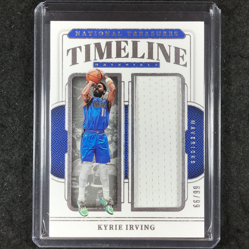 2024-25 National Treasures KYRIE IRVING Timeline Materials Jersey Relic 66/99