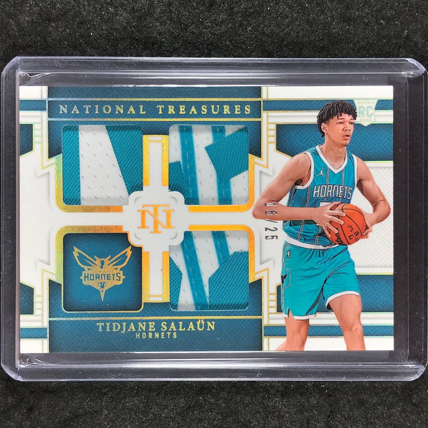 2024-25 National Treasures TIDJANE SALAUN Rookie Triple Materials Patch 16/25