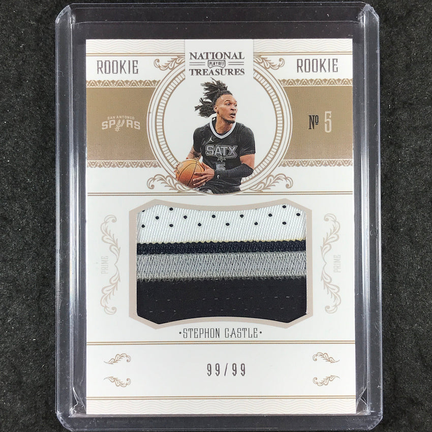 2024-25 National Treasures STEPHON CASTLE Rookie Patch 2010 99/99 #153