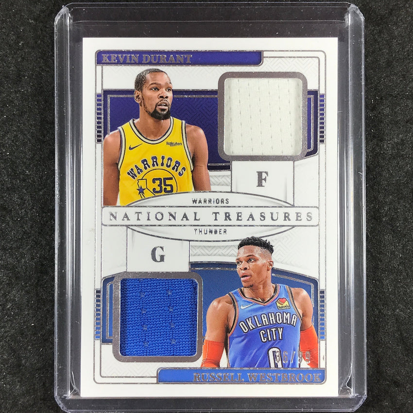 2024-25 National Treasures KEVIN DURANT WESTBROOK Matchups Dual Jersey 36/99