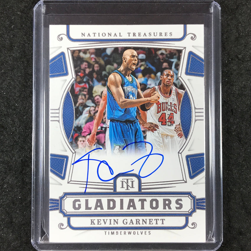 2024-25 National Treasures KEVIN GARNETT Gladiators Auto 22/25