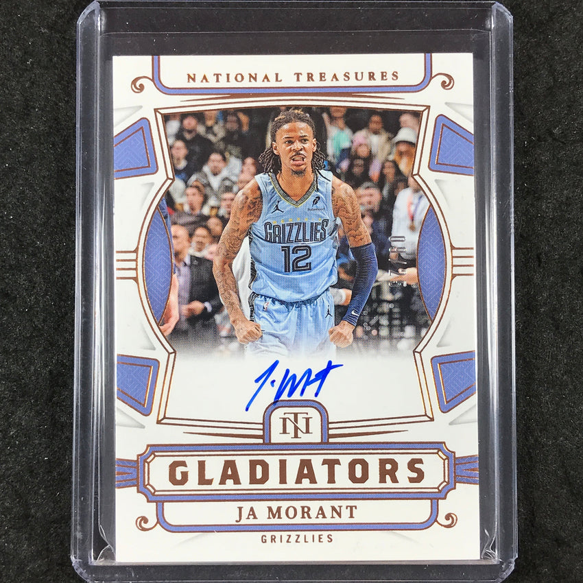 2024-25 National Treasures JA MORANT Gladiators Auto Bronze 9/25
