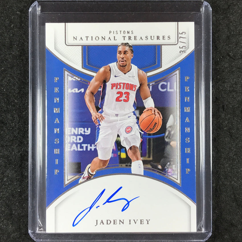 2024-25 National Treasures JADEN IVEY Penmanship Auto 35/75