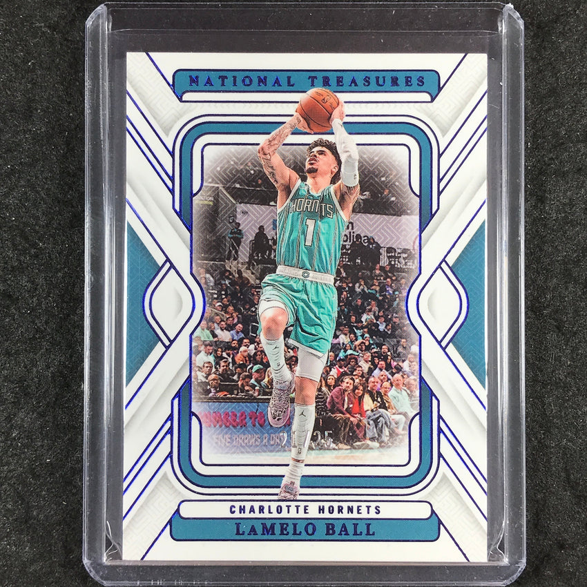 2024-25 National Treasures LAMELO BALL Base Royal 21/25