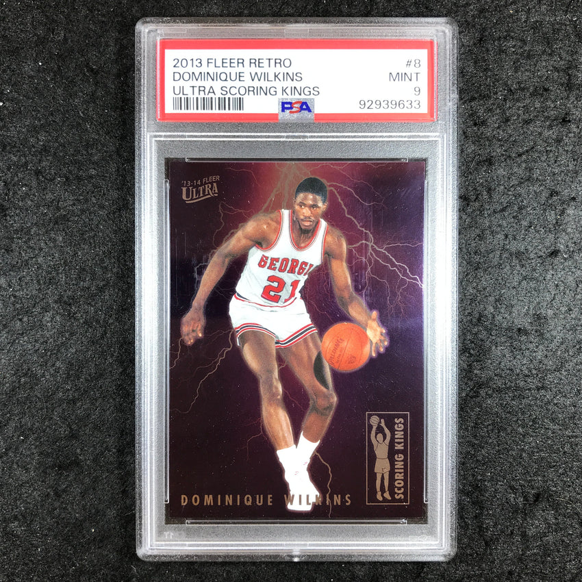 2013 Fleer Retro DOMINIQUE WILKINS Ultra Scoring Kings #8 PSA 9 (633)