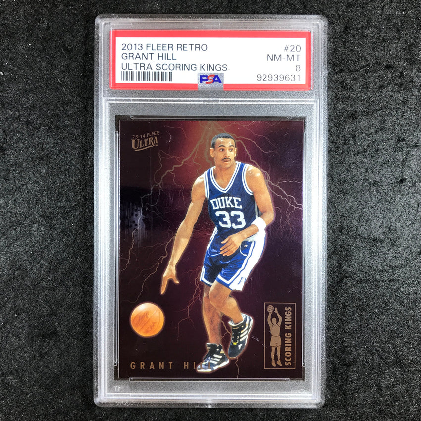 2013 Fleer Retro GRANT HILL Ultra Scoring Kings #20 PSA 8 (631)