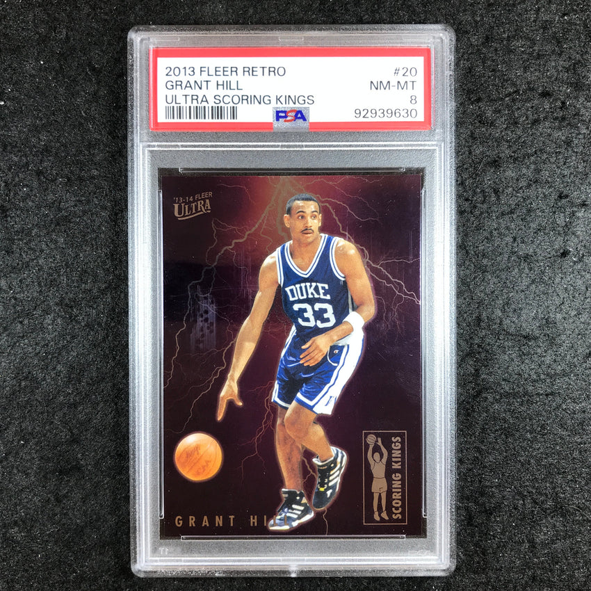 2013 Fleer Retro GRANT HILL Ultra Scoring Kings #20 PSA 8 (630)
