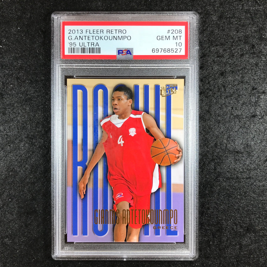 2013 Fleer Retro GIANNIS ANTETOKOUNMPO '95 Ultra Rookie #208 PSA 10 (527)