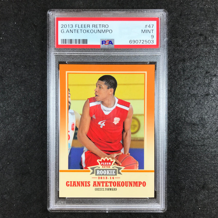 2013 Fleer Retro GIANNIS ANTETOKOUNMPO Rookie #47 PSA 9 (503)