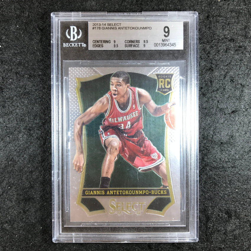 2013-14 Select GIANNIS ANTETOKOUNMPO Rookie #178 BGS 9 (345)