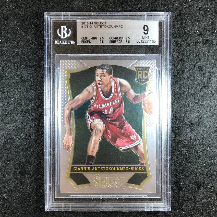 2013-14 Select GIANNIS ANTETOKOUNMPO Rookie #178 BGS 9 (165)
