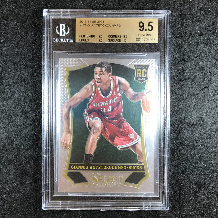 2013-14 Select GIANNIS ANTETOKOUNMPO Rookie #178 BGS 9.5 (096)
