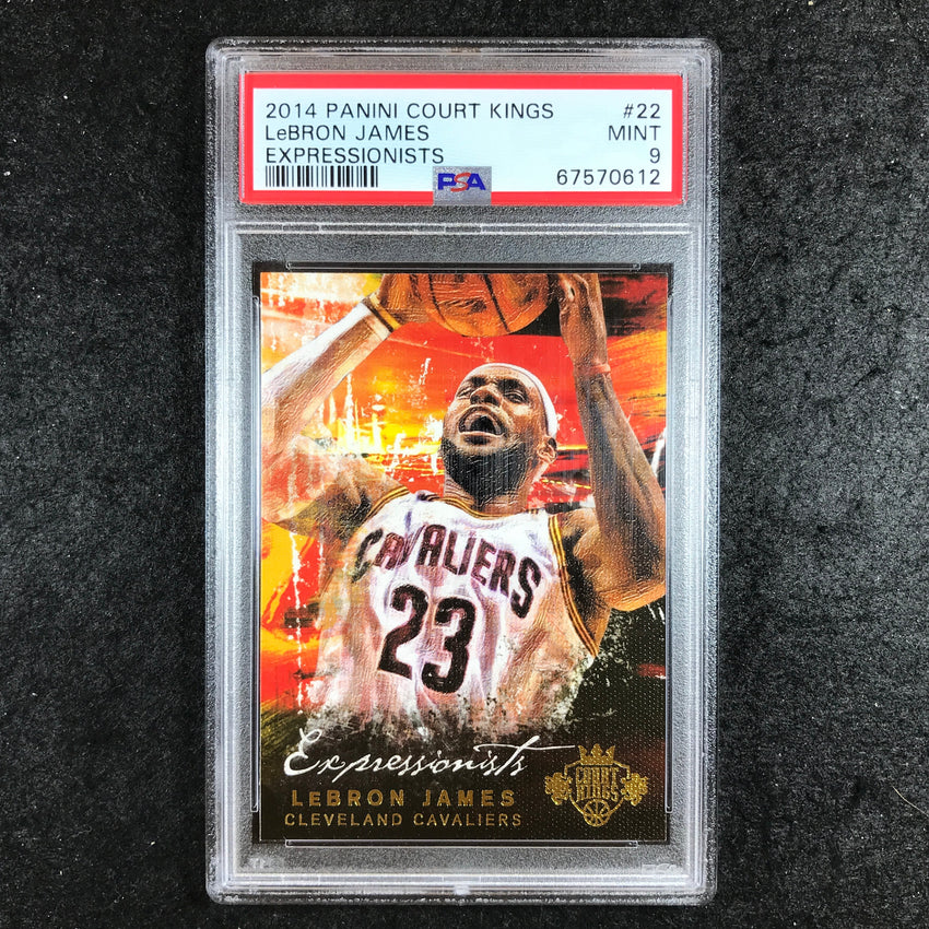 2014 Court Kings LEBRON JAMES Expressionists #22 PSA 9 (612)