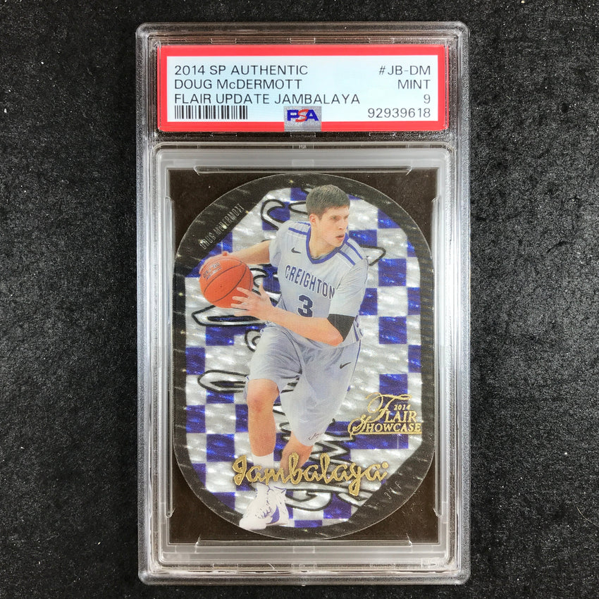 2014 SP Authentic DOUG MCDERMOTT Flair Update Jambalaya SSP #JB-DM PSA 9 (618)