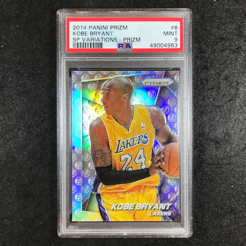 2014 Prizm KOBE BRYANT SP Variations Prizm #8 PSA 9 (963)