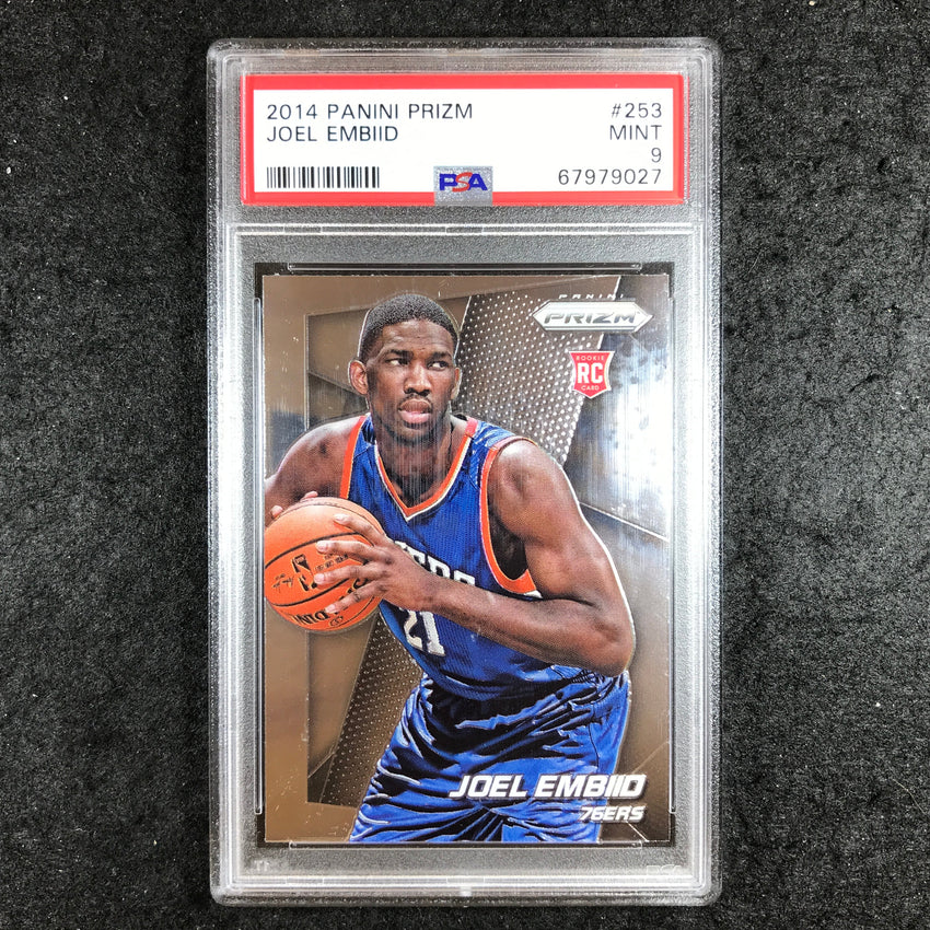 2014 Prizm JOEL EMBIID Rookie #253 PSA 9 (027)