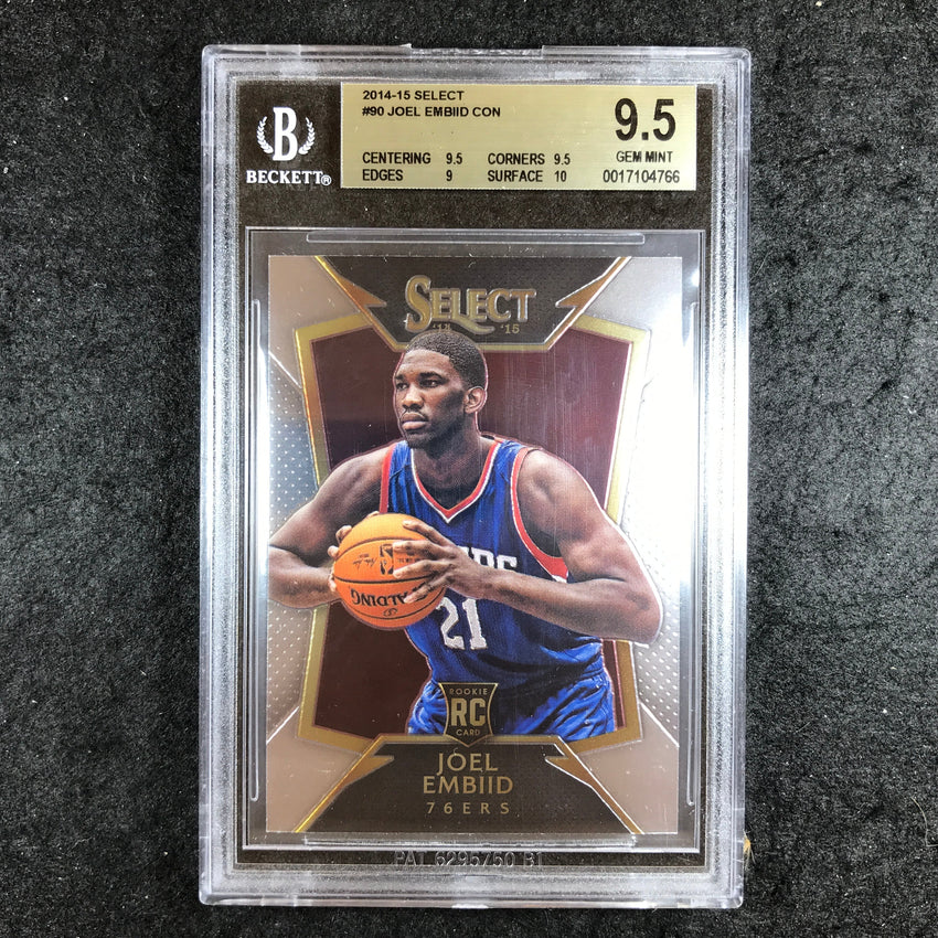 2014-15 Select JOEL EMBIID Concourse Rookie #90 BGS 9.5 (766)