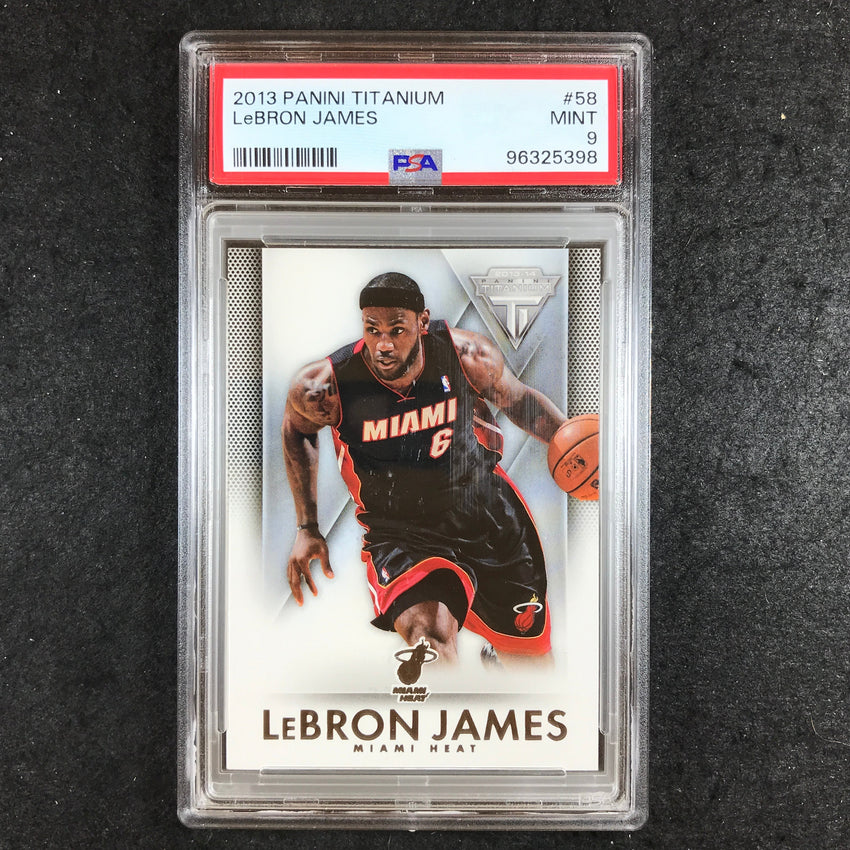2013 Titanium LEBRON JAMES #58 PSA 9 (398)