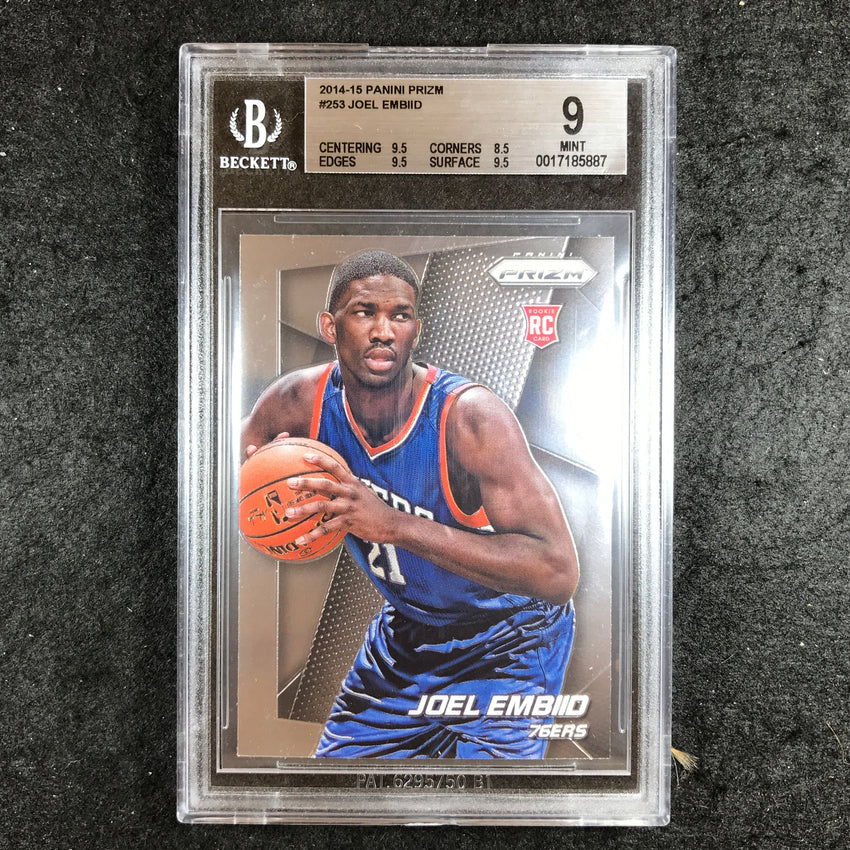 2014-15 Prizm JOEL EMBIID Rookie #253 BGS 9 (887)