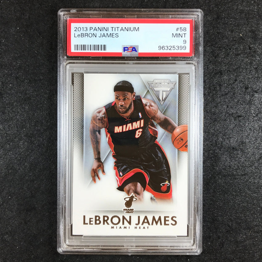 2013 Titanium LEBRON JAMES #58 PSA 9 (399)