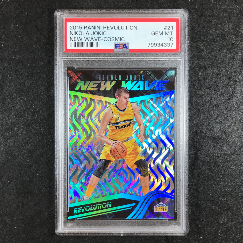 2015 Revolution NIKOLA JOKIC New Wave Rookie Cosmic 19/100 #21 PSA 10 (337)