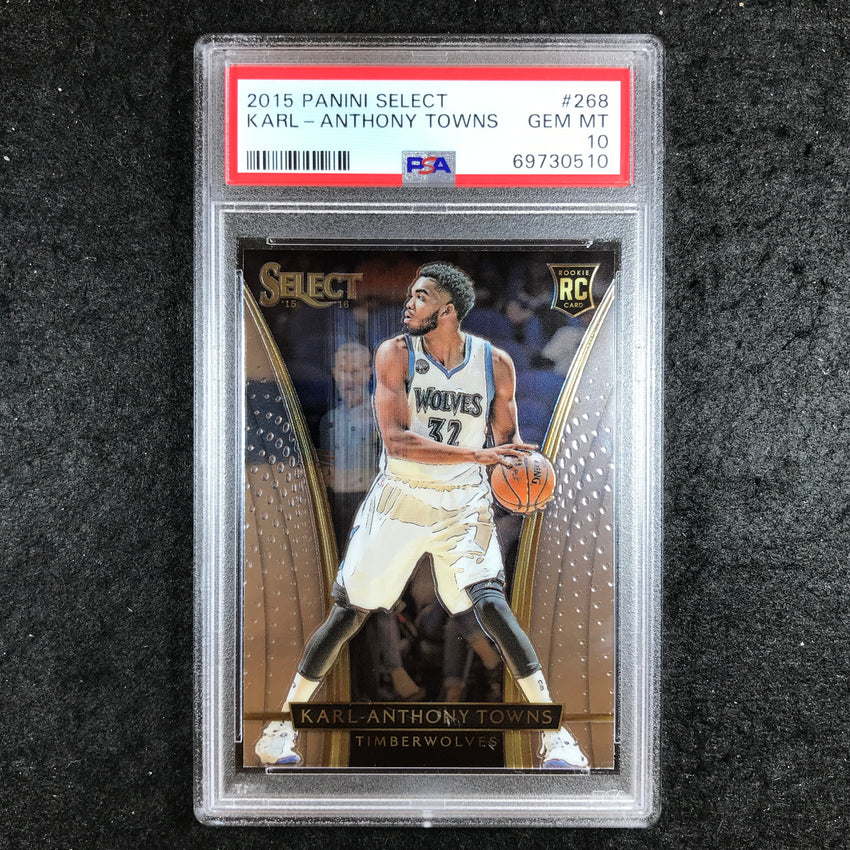 2015 Select KARL-ANTHONY TOWNS Rookie #268 PSA 10 (510)