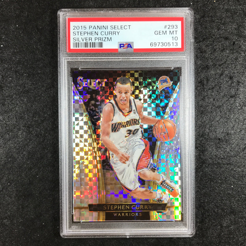 2015 Select STEPHEN CURRY Silver Prizm #293 PSA 10 (513)