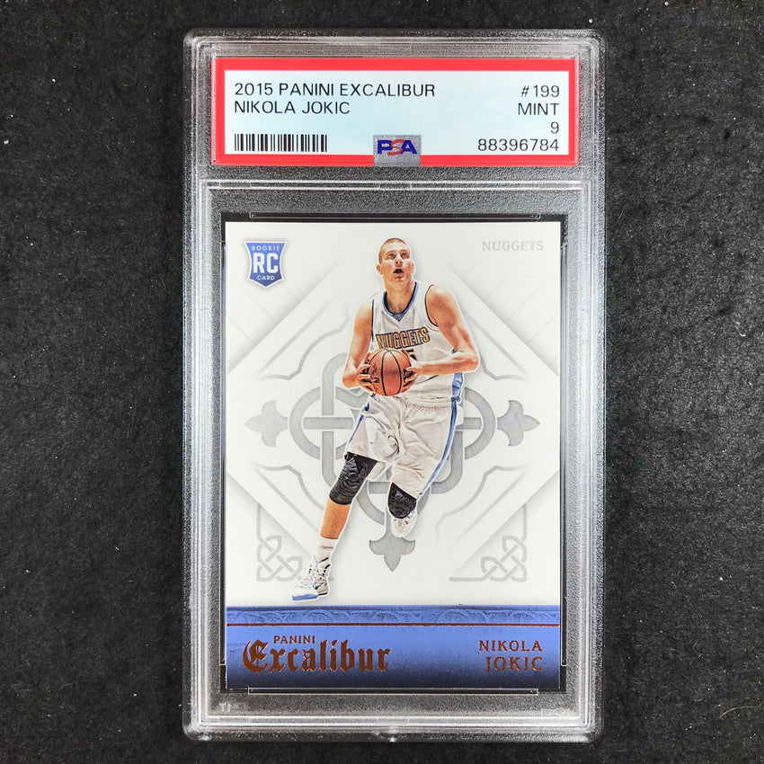 2015 Excalibur NIKOLA JOKIC Rookie #199 PSA 9 (784)