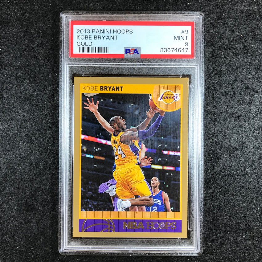 2013 Hoops KOBE BRYANT Gold #9 PSA 9 (647)