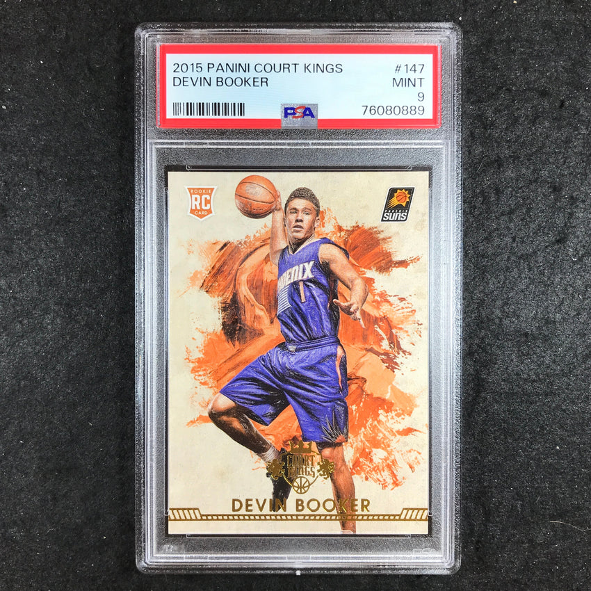 2015 Court Kings DEVIN BOOKER Rookie #147 PSA 9 (889)