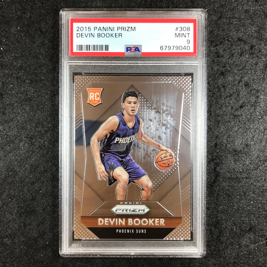 2015 Prizm DEVIN BOOKER Rookie #308 PSA 9 (040)