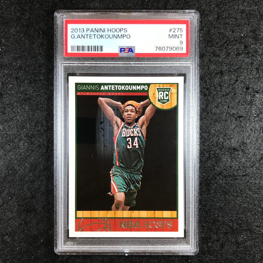 2013 Hoops GIANNIS ANTETOKOUNMPO Rookie #275 PSA 9 (069)