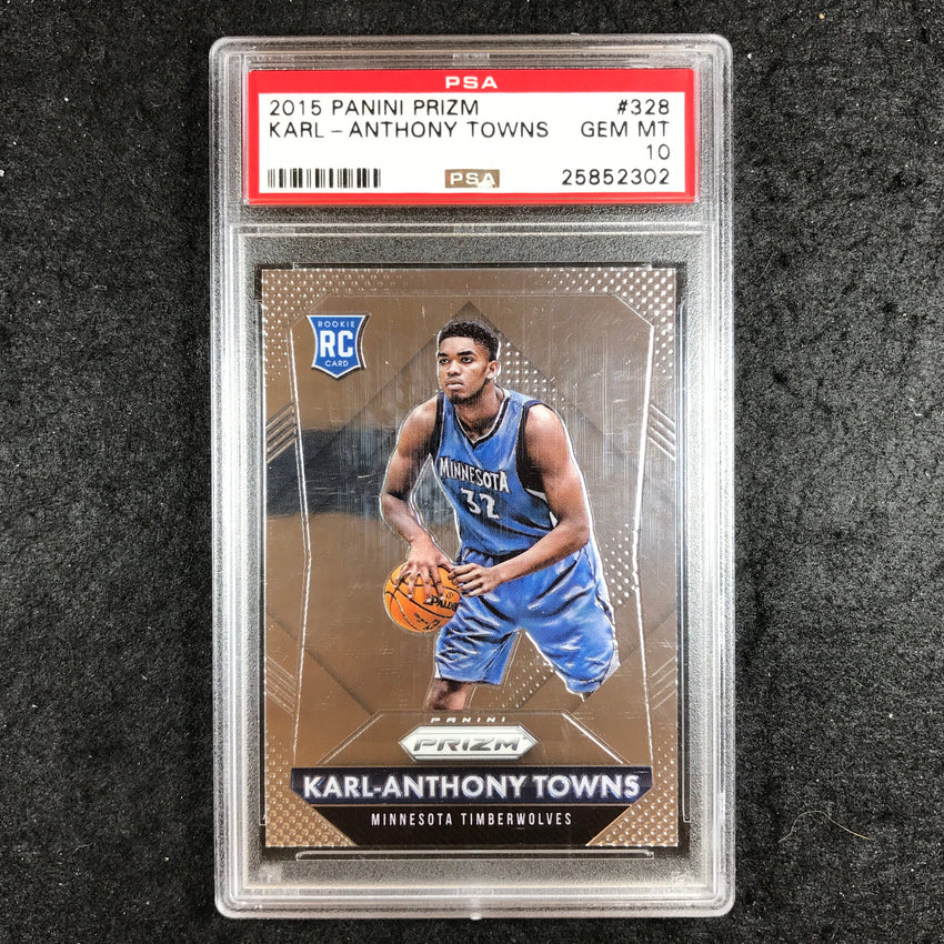 2015 Prizm KARL-ANTHONY TOWNS Rookie #328 PSA 10 (302)