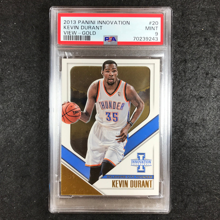 2013 Innovation KEVIN DURANT View Gold 3/10 #20 PSA 9 (243)