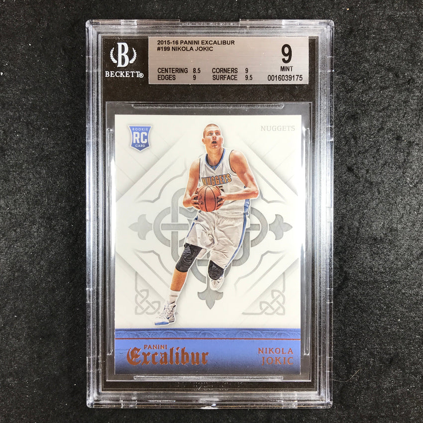 2015-16 Excalibur NIKOLA JOKIC Rookie #199 BGS 9 (175)