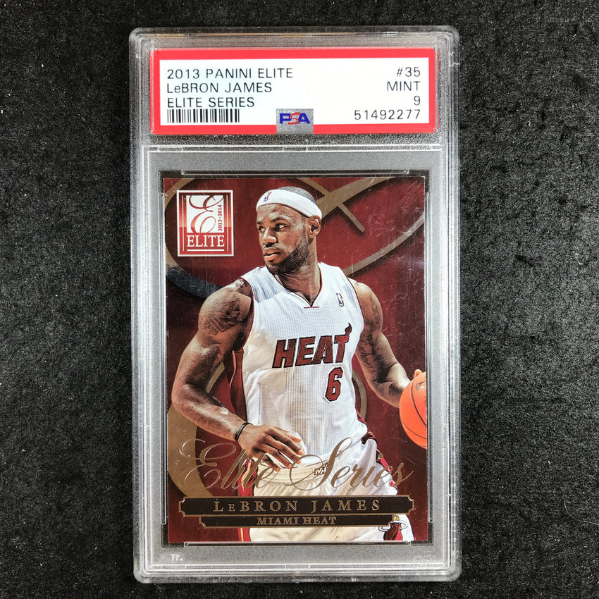 2013 Panini Elite LEBRON JAMES Elite Series #35 PSA 9 (277)