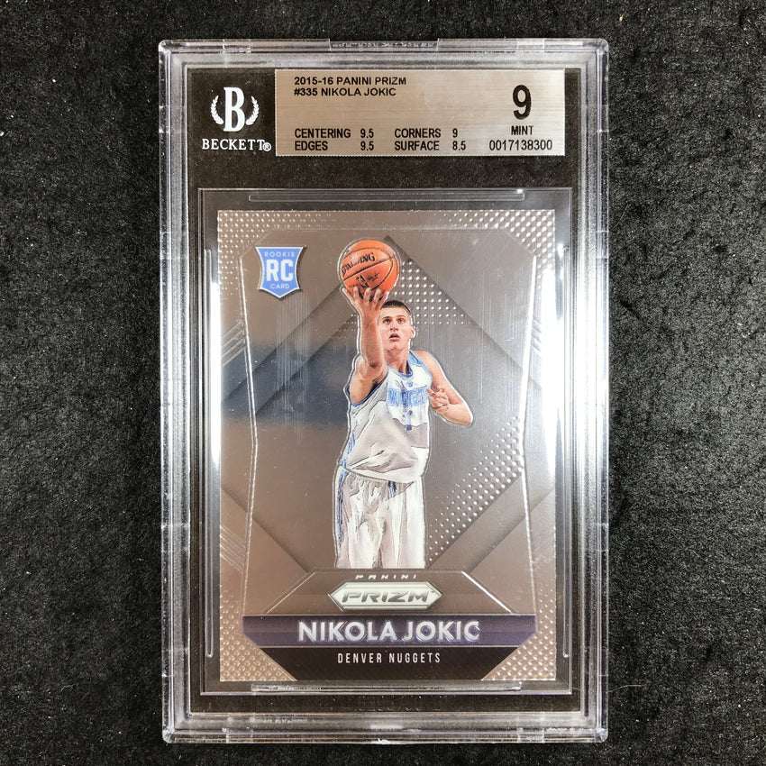 2015-16 Prizm NIKOLA JOKIC Rookie #335 BGS 9 (300)