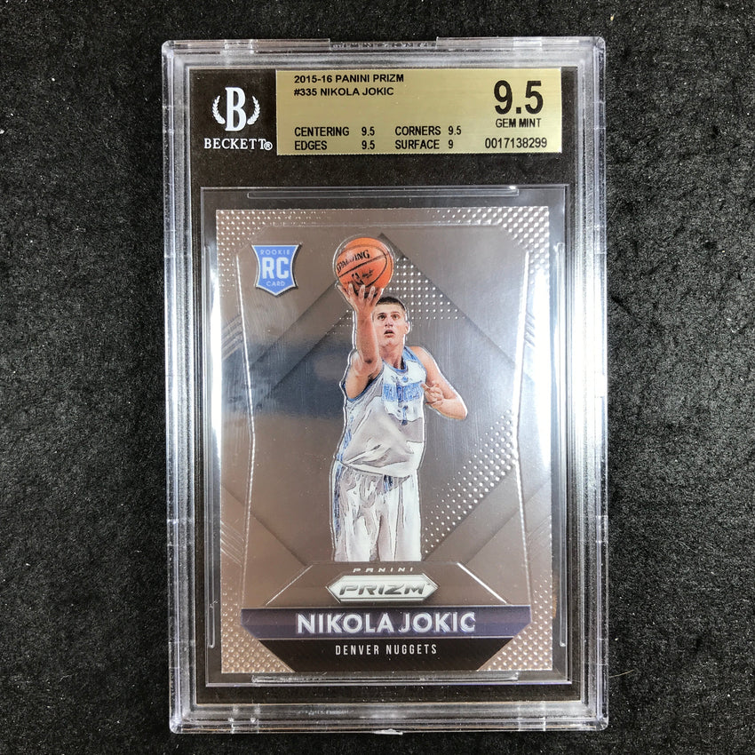 2015-16 Prizm NIKOLA JOKIC Rookie #335 BGS 9.5 (299)