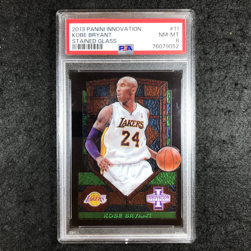 2013 Innovation KOBE BRYANT Stained Glass #11 PSA 8 (052)