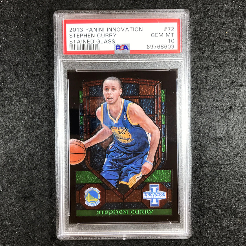 2013 Innovation STEPHEN CURRY Stained Glass #72 PSA 10 (609)